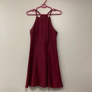 Forever 21 Burgundy Dress